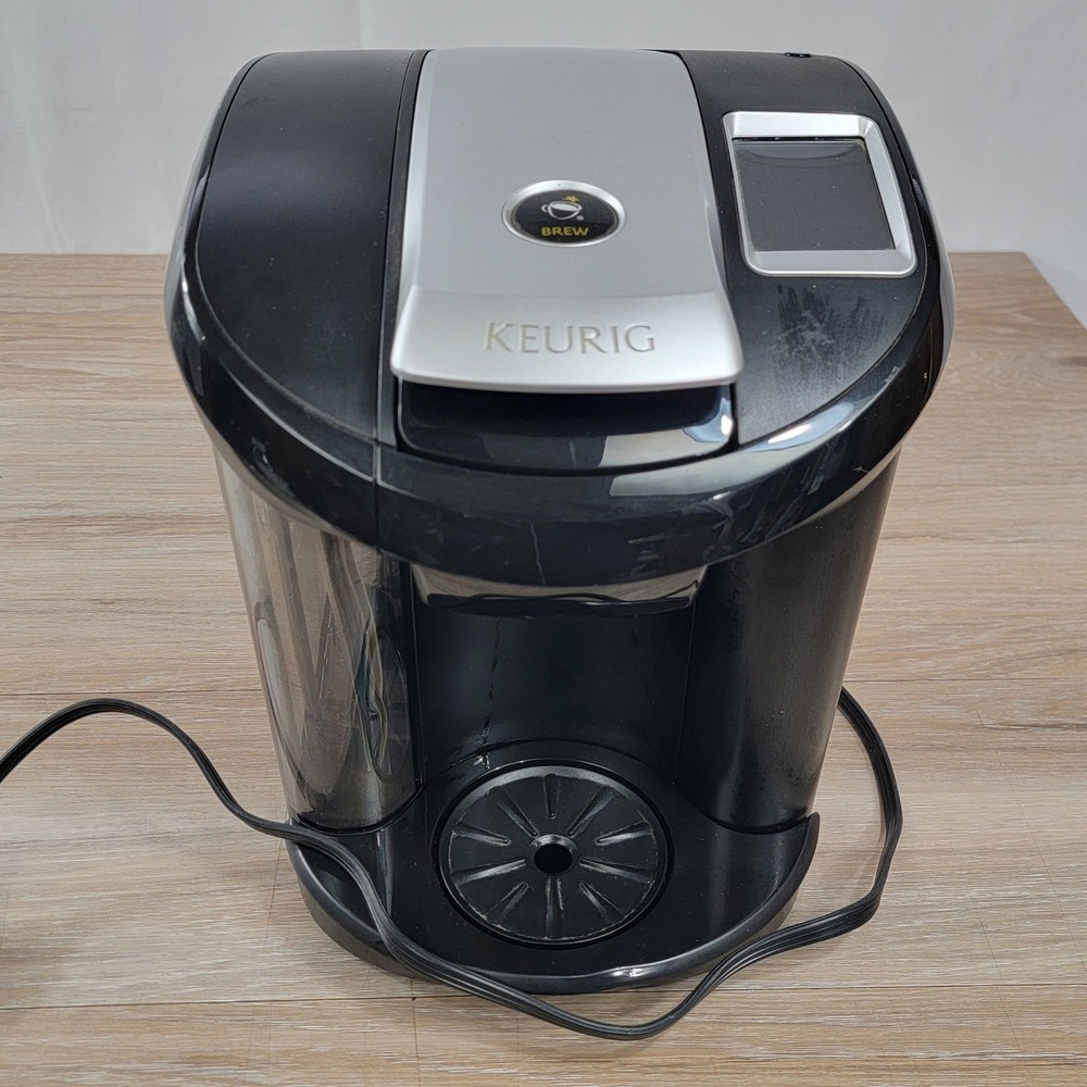 Keurig Vue V600 Single Cup Brewing System Coffee Maker Black Silver with Manual